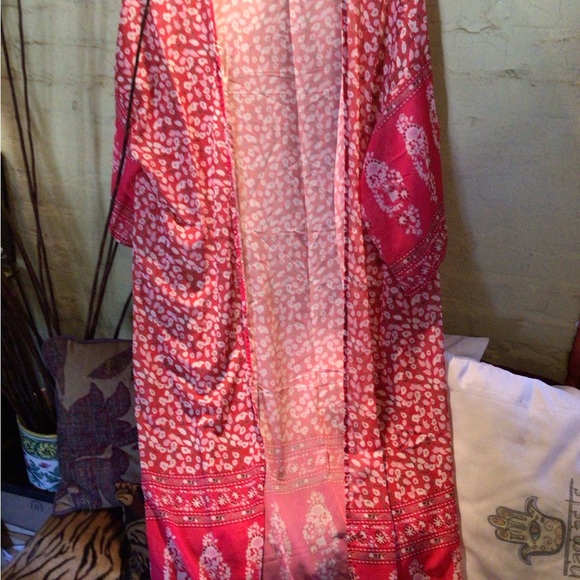 NeW Boho maxi Blooms duster kimono - Picture 2 of 8